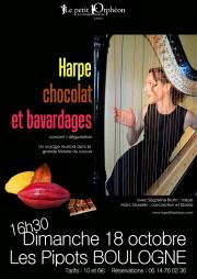 Image illustrant "Harpe, chocolat et bavardages"