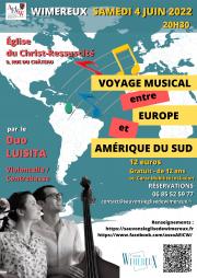 Image illustrant Voyage musical entre l'Europe et l'Amérique du Sud