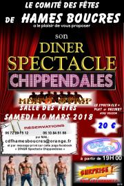 Image illustrant Repas Spectacle "Chippendales"