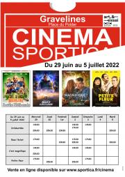 Programme du cinéma Sportica
