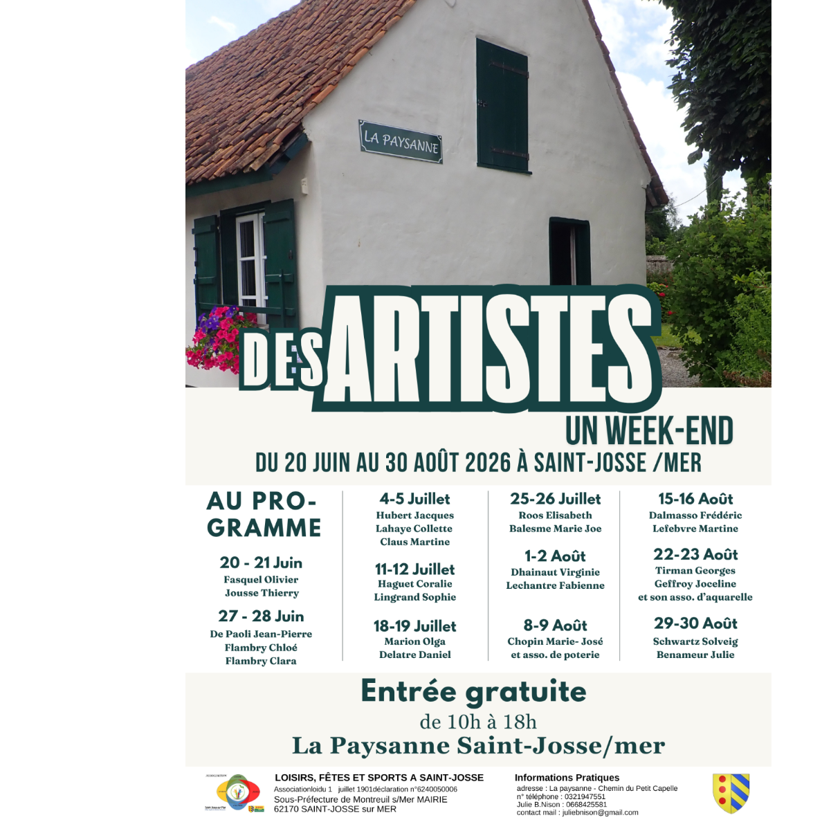 La Paysanne : Des Artistes - Un Week-end — photo 1/1