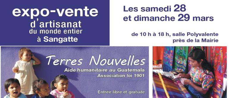 Visuel pour expo-vente d'artisanat du monde entier
