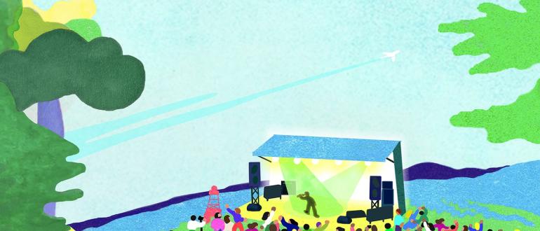 Visuel pour festival rock en stock