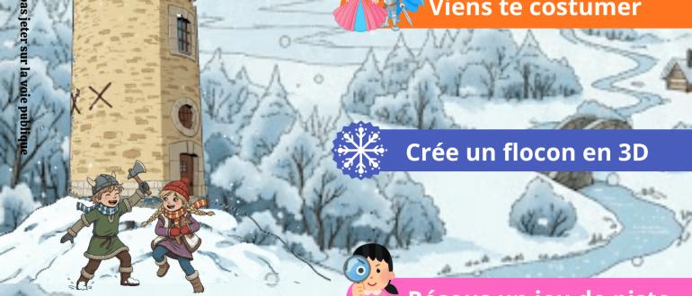Visuel pour vacances d'hiver à la tour de l'horloge