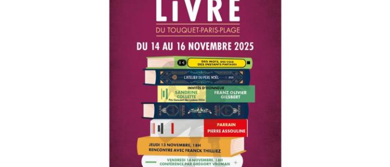 Visuel pour salon du livre du touquet