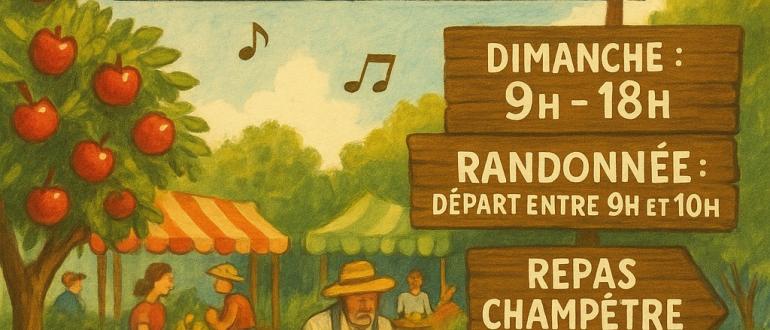 Visuel pour la fête de la pomme et de la nature