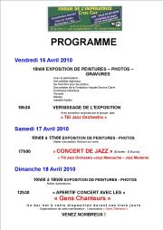Image illustrant premier festival arts"jazz"