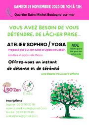 Image illustrant Atelier Sophro/yoga