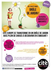 Image illustrant Animation "Drôle  de jardin" à Cité Europe !