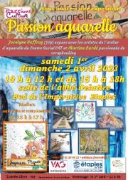 Image illustrant passion aquarelle