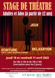 Image illustrant Stage de théâtre 1.2.3. jouons !