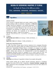 Image illustrant Agenda du patrimoine fevrier mars 2024