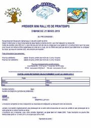 Image illustrant Premier mini rallye de Printemps