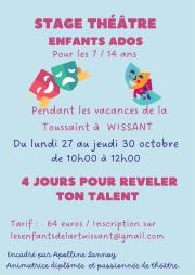 Image illustrant Stage de théâtre enfants / ados