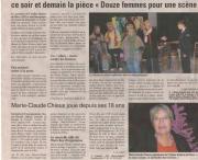 Image illustrant Piéce de théâtre "12 femmes pour une scéne"